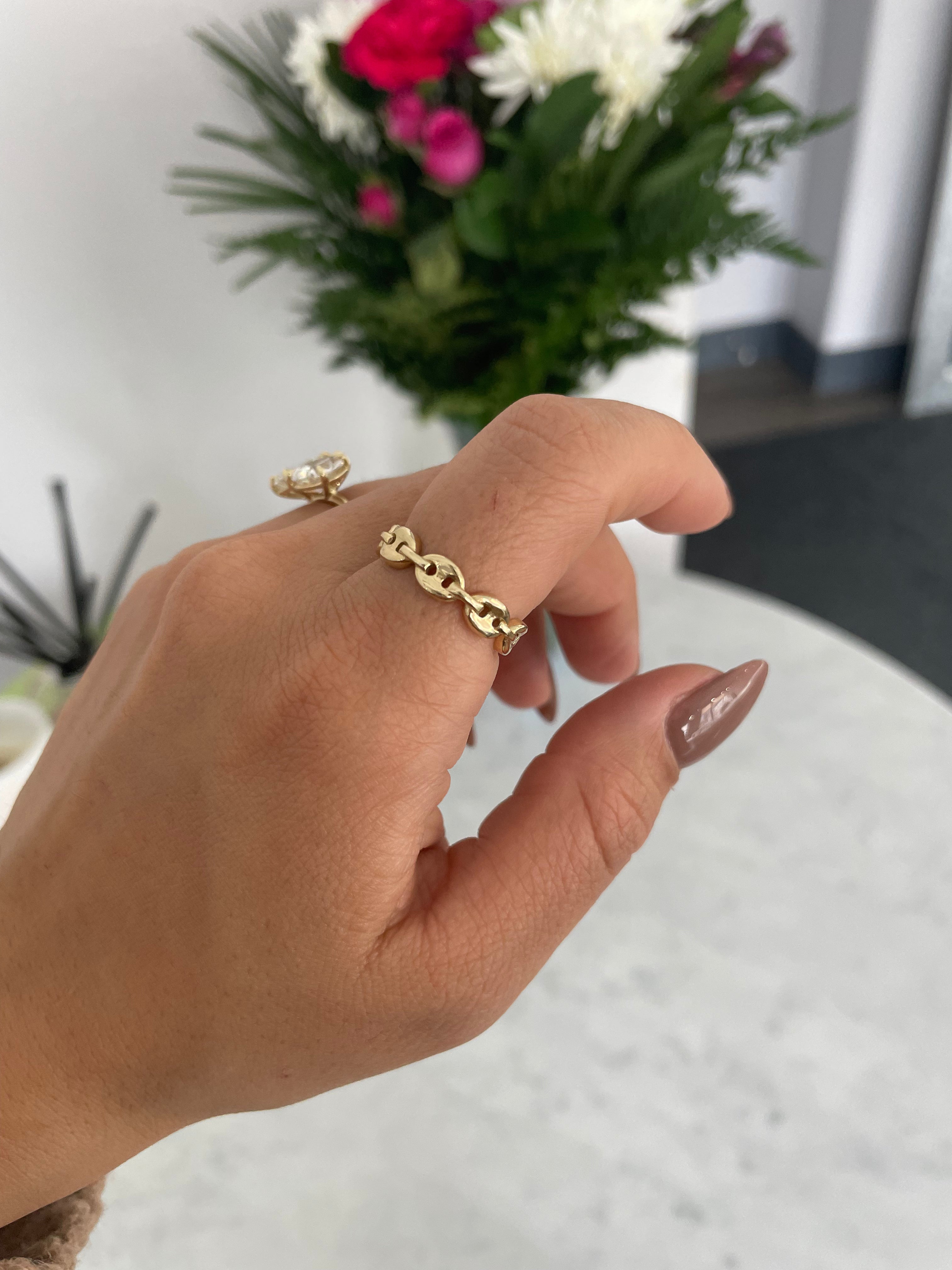 Puffy Link Ring