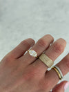 Bague à diamant de laboratoire ovale de 2,20 ct d'est en ouest