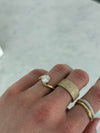 Bague Rapture à diamant rond de laboratoire de 1,00 ct