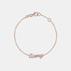 Bracelet avec Nom Pavé