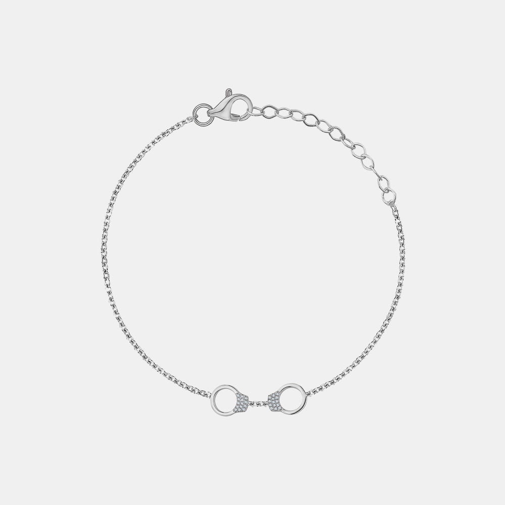 Bracelet de Menottes en Diamant