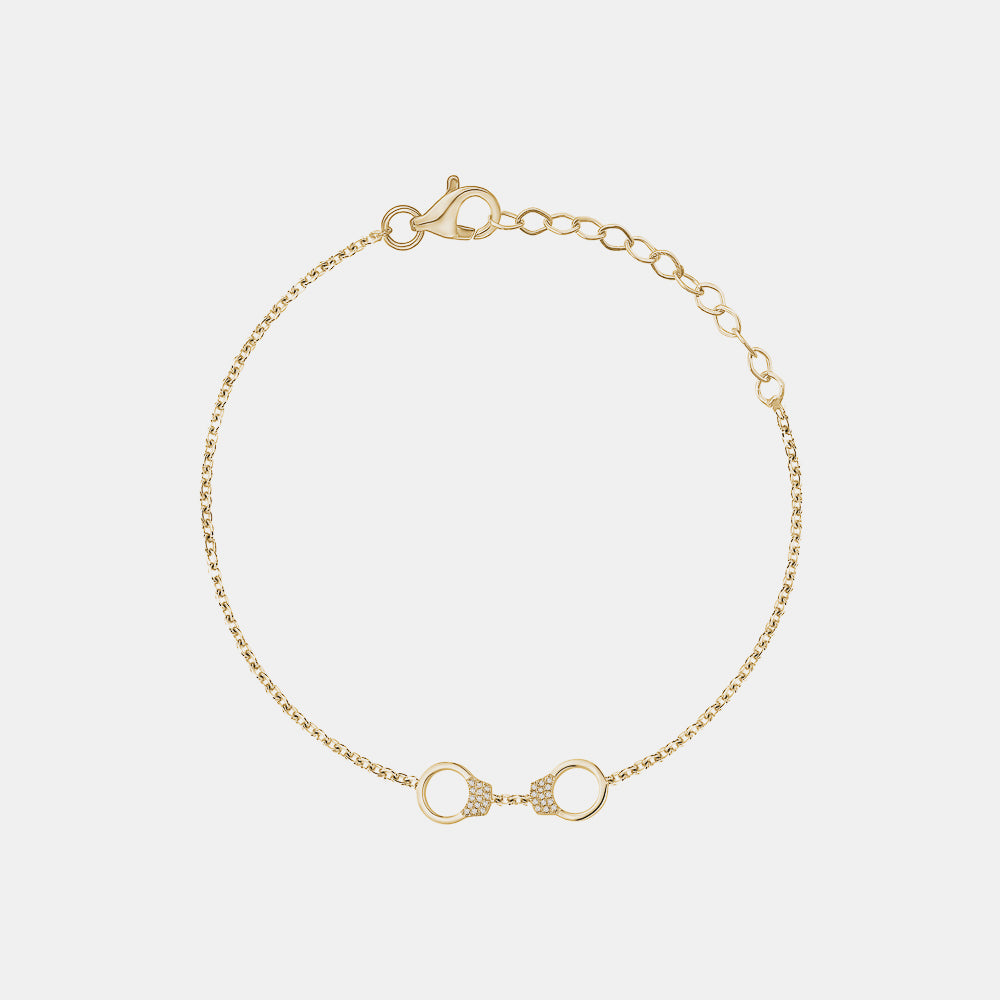 Bracelet de Menottes en Diamant