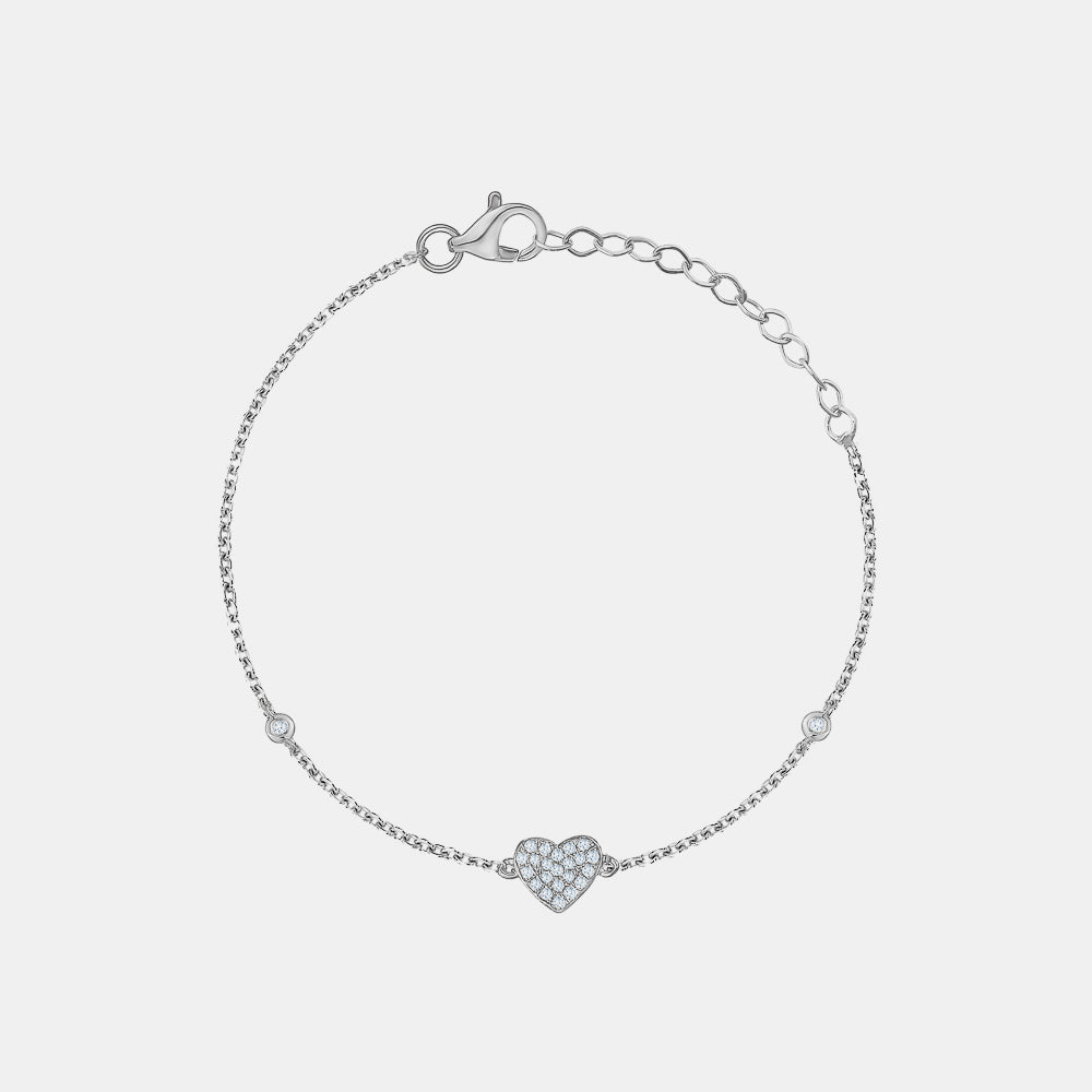 Bracelet Coeur de Diamant
