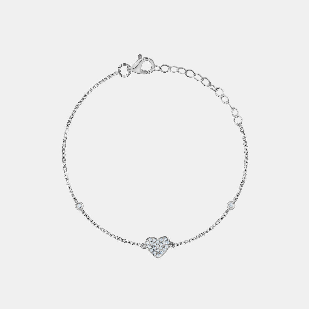 Bracelet Coeur de Diamant