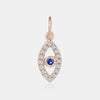 Mini Diamond Evil Eye Charm