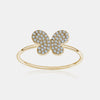Bague de Papillon en Diamant