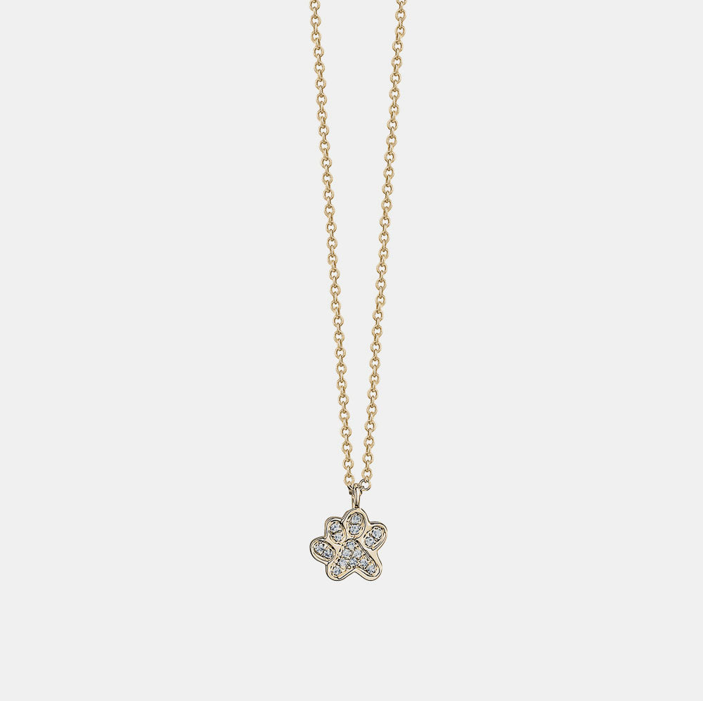 Collier à Patte en Diamant