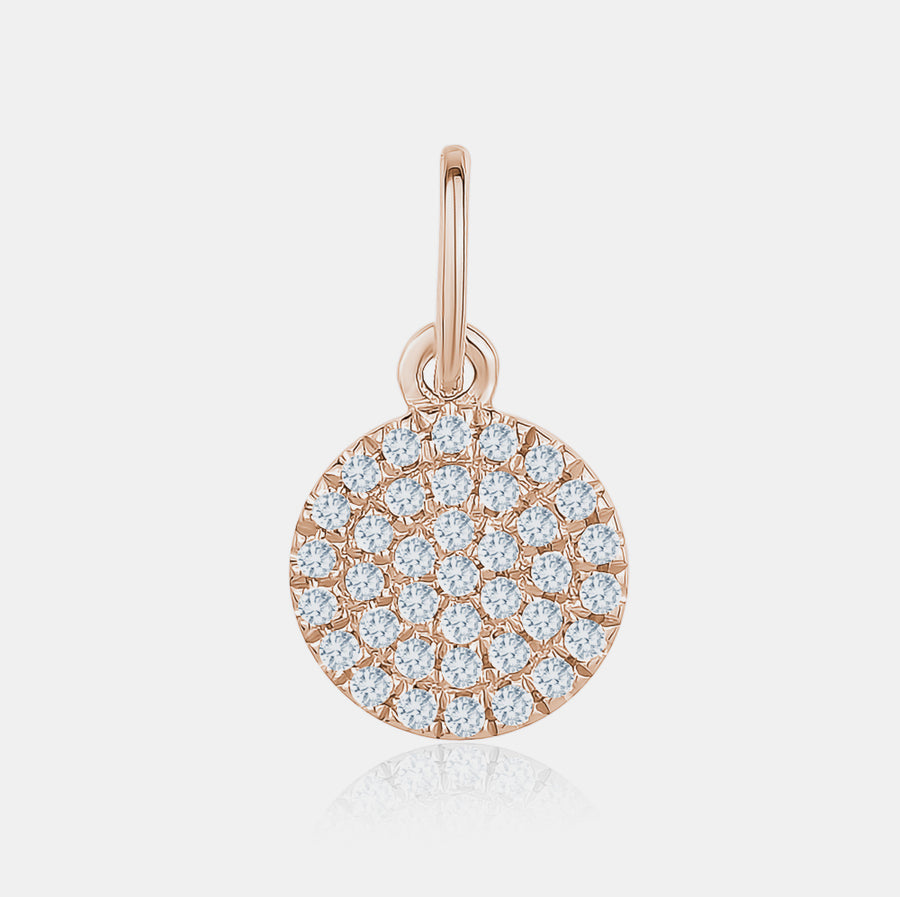 Breloque de Cercle Pavé
