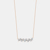 Collier de Diamants Baguette Dentelés