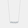 Collier de Diamants Baguette Dentelés
