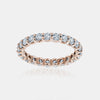 0.10ct U-Shape Diamond Ring