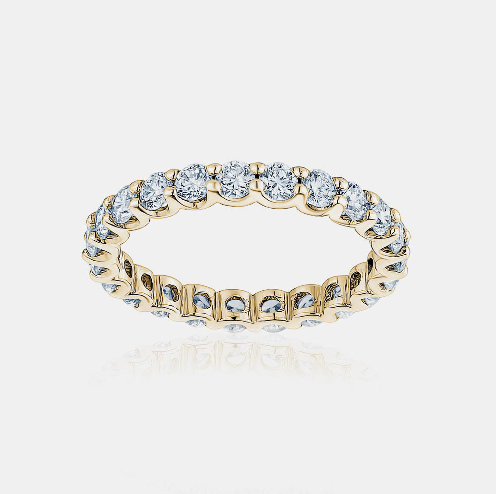 U-Shape Diamond Ring