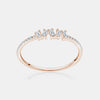 Bague Baguette de Diamant Irrégulière