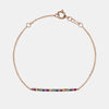 Bracelet à Barre Arc en Ciel