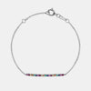 Bracelet à Barre Arc en Ciel