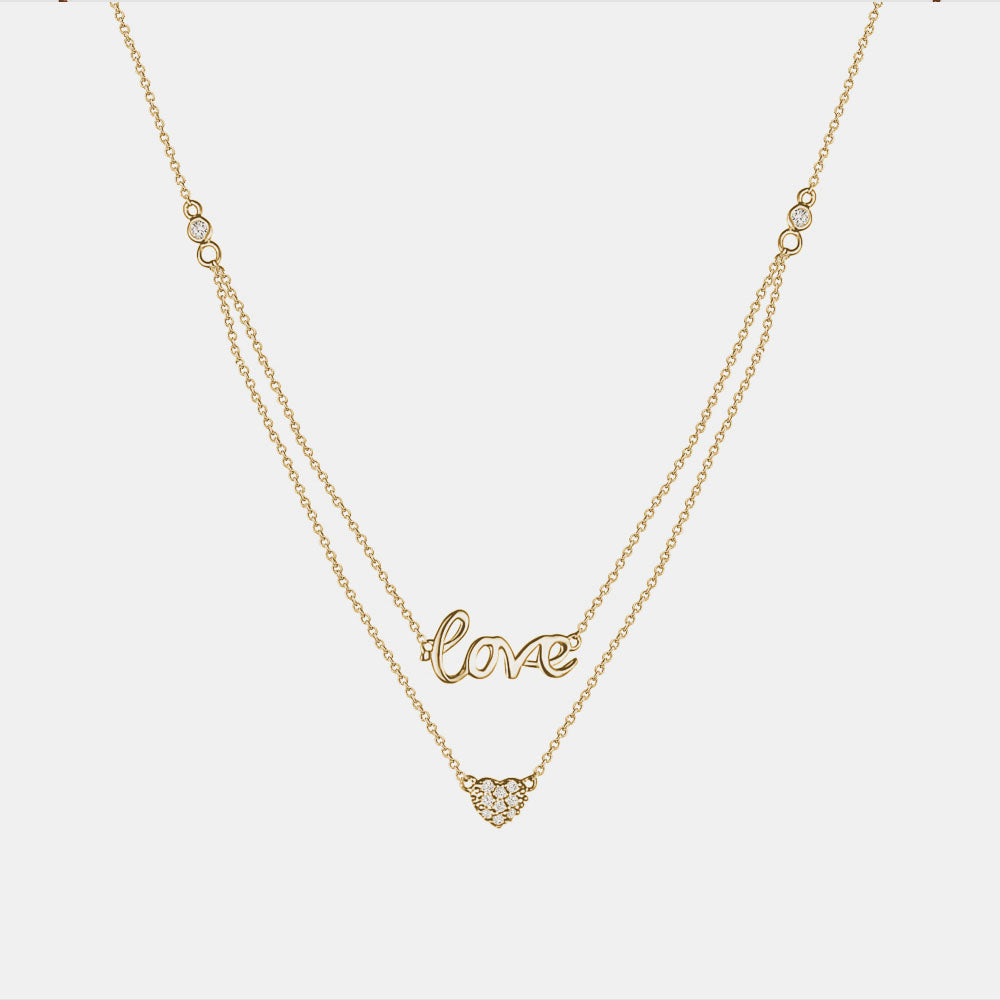 Double Layered Love necklace