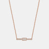 Collier Mini Baguette de Diamants