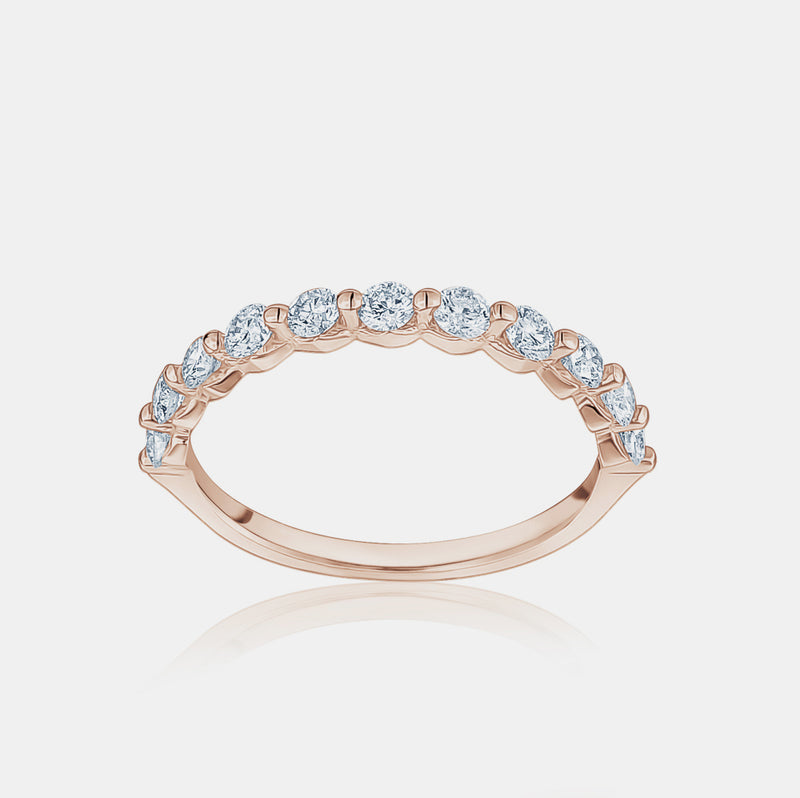Single Prong Diamond Ring