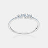 Bague Baguette de Diamant Irrégulière