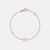 Bracelet de Chevilles à Papillons 14K