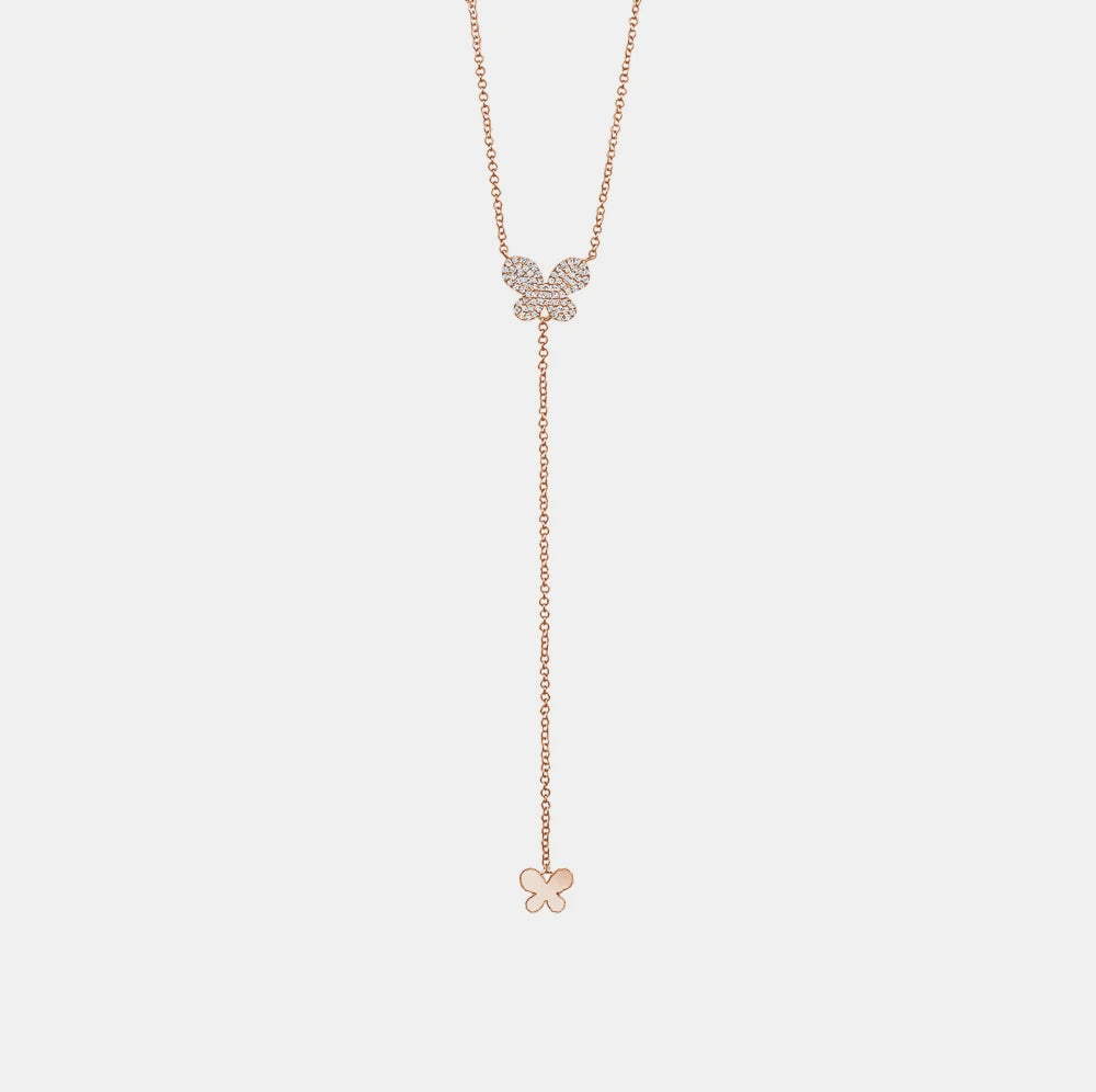 Collier avec Papillon Pendant 