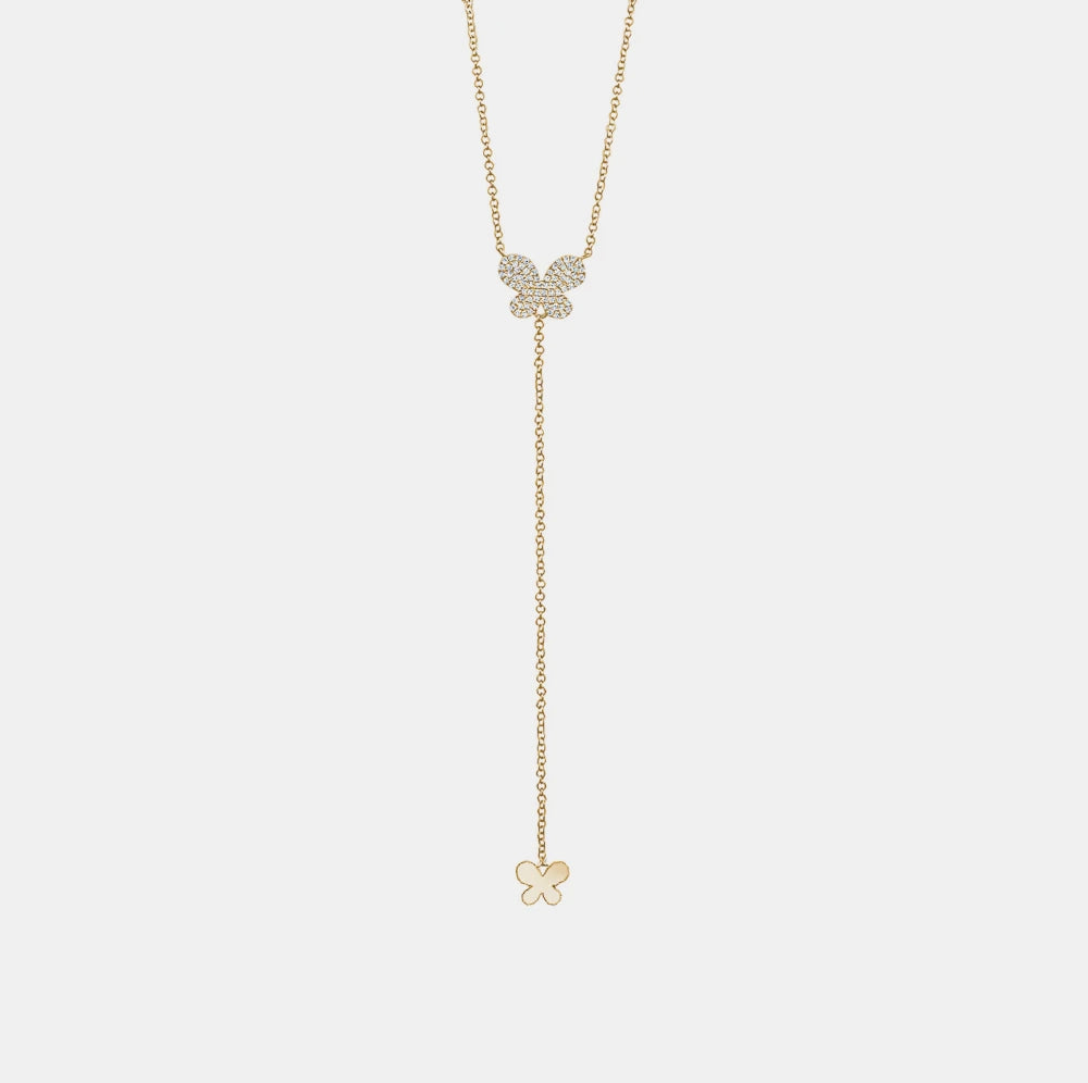 Collier avec Papillon Pendant 