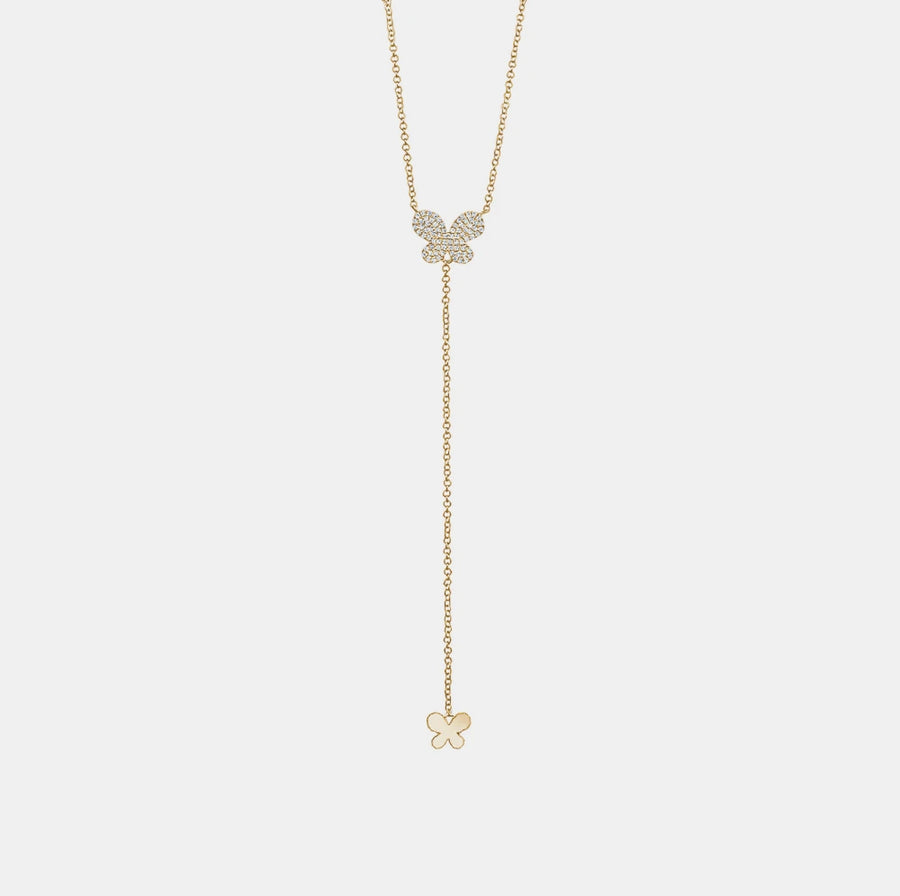 Collier avec Papillon Pendant 