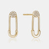 Boucles d'Oreilles Épingle en Diamant