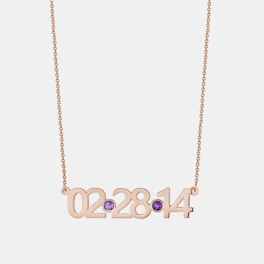 Custom Date Necklace