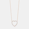 Collier à Coeur en Diamant Géant