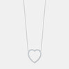 Collier à Coeur en Diamant Géant