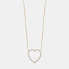 Collier à Coeur en Diamant Géant
