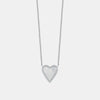 Collier de Coeur Bordé en Diamants