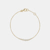  Bracelet de Diamant Gradué 