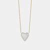 Collier de Coeur Bordé en Diamants