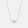 Collier Khamsa avec Cils en Diamant