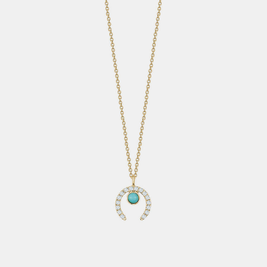 Diamond Horseshoe Necklace