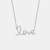 Collier "Love" en Diamant
