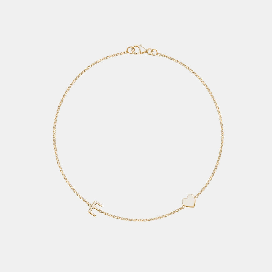 Bracelet ﻿à Une Initiale