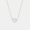 Collier à Initiale en Diamant