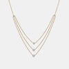 Triple Row Diamond Necklace