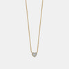 Collier Mini Coeur en Diamant