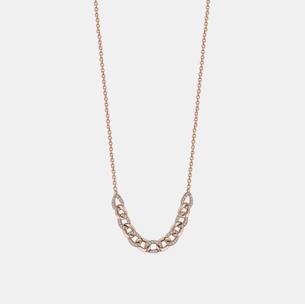 Partial Diamond Miami Cuban Link Necklace