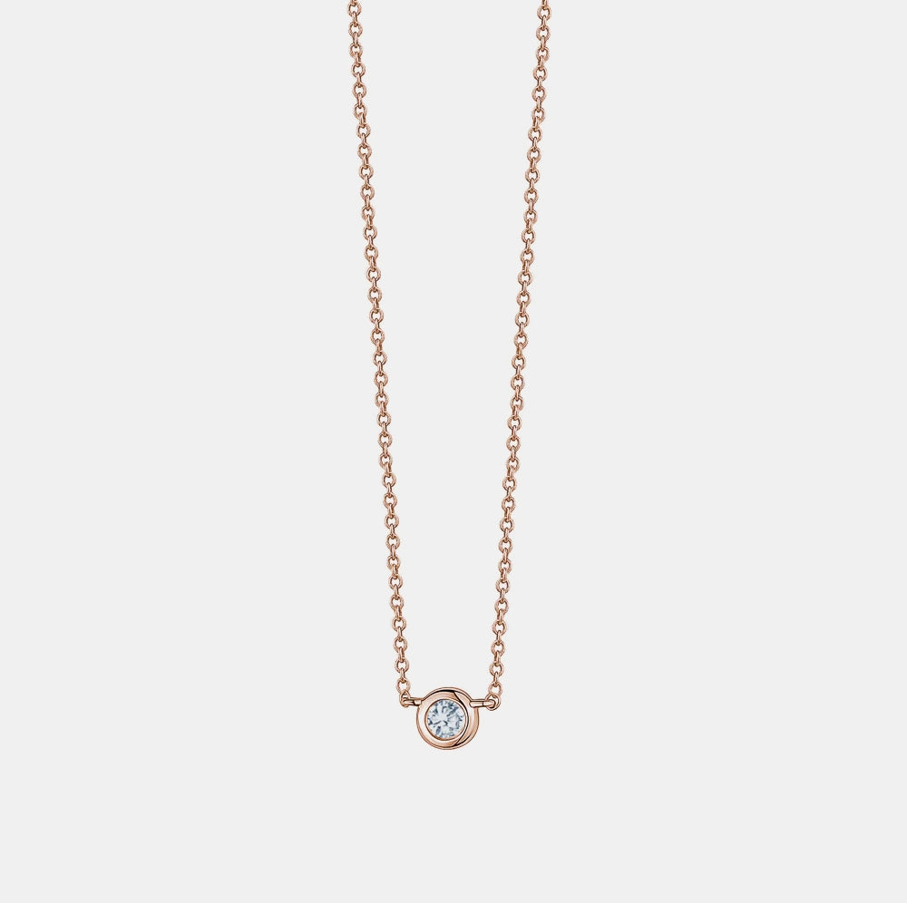 Collier à Diamant Solitaire