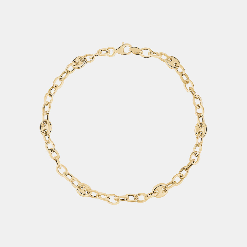 Puffy Link Chain Bracelet