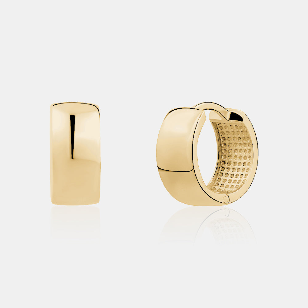 Mini Chunky Gold Huggies