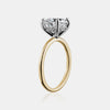Bague à diamant de laboratoire rond de 2,39ct