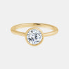 Bague à chaton rond de 1,00 ct diamant Lab