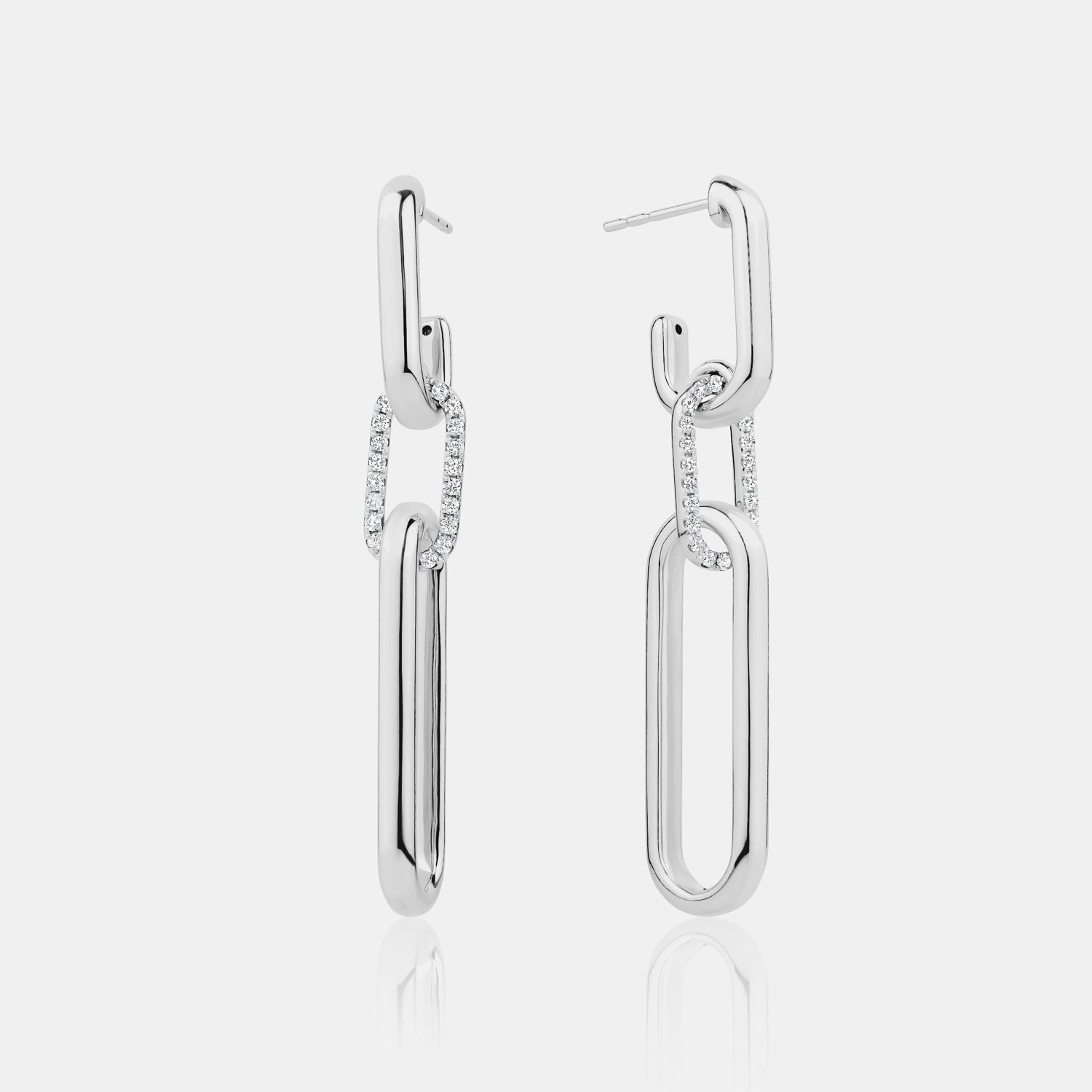 Dangling Link Earrings