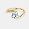 Bague Rapture à diamant rond de laboratoire de 1,00 ct